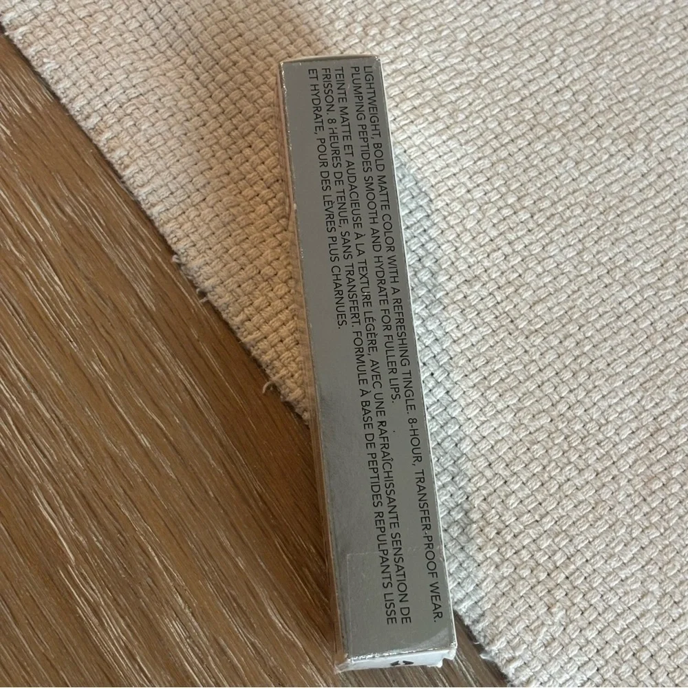 NIB Buxom Full-On Plumping Matte Liquid Lipstick in Angel Baby Nude Pink